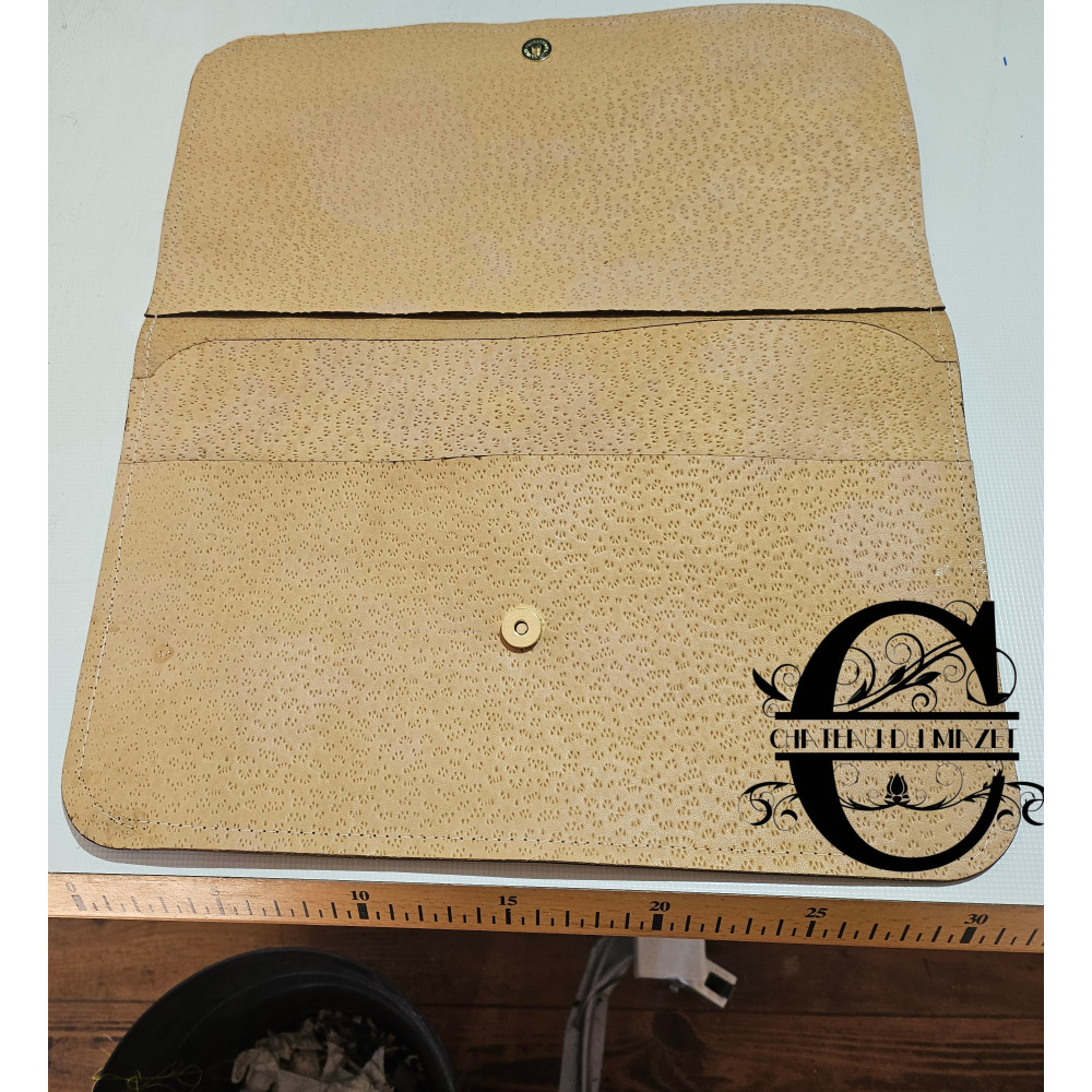 Pochette pour ordinateur portable, ultra portable, tablette, en cuir véritable.