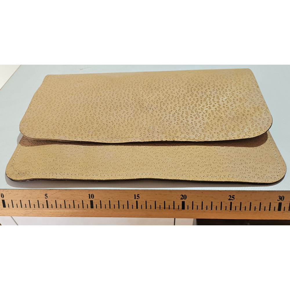 Pochette pour ordinateur portable, ultra portable, tablette, en cuir véritable.