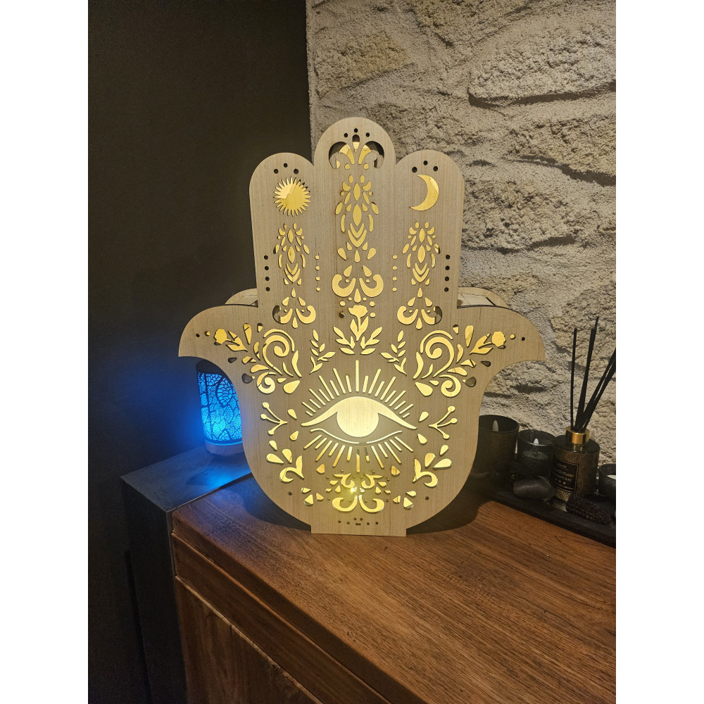 Grande lampe Main de Fatma