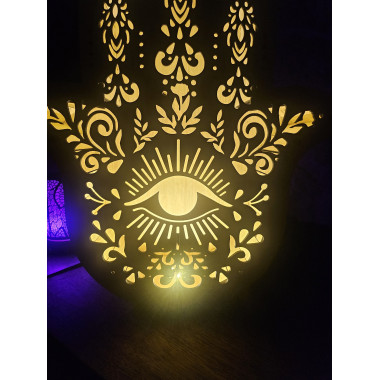 Grande lampe Main de Fatma