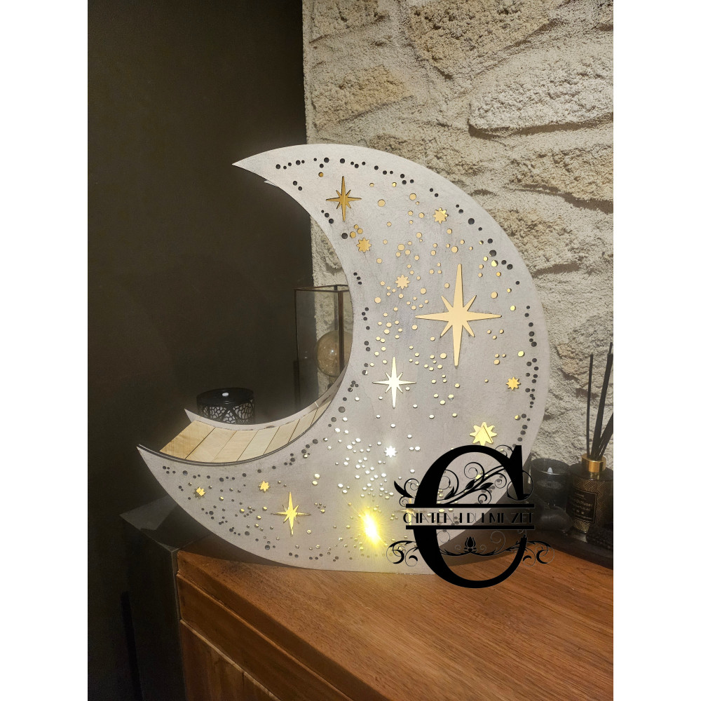 Grande lampe Lune