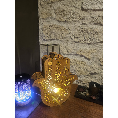 Petite lampe Main de Fatma