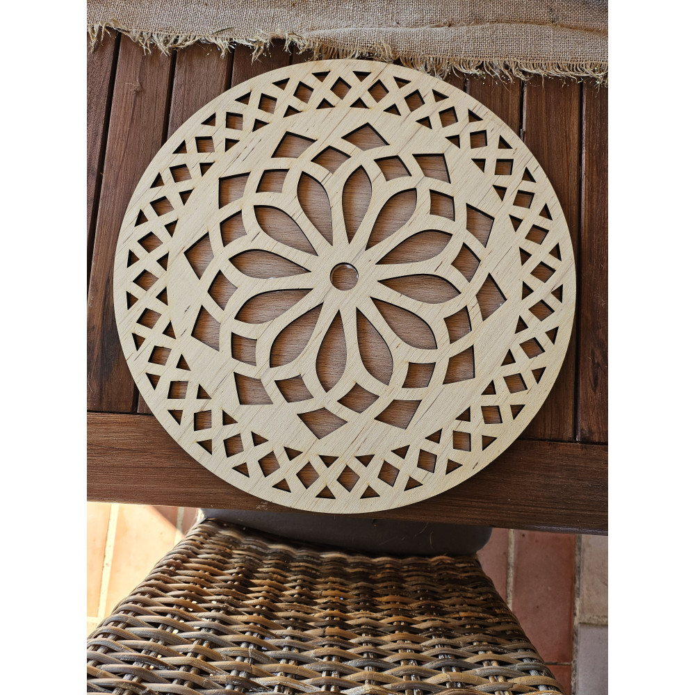 Grand set de table en bois