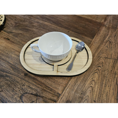 Plateau café oval