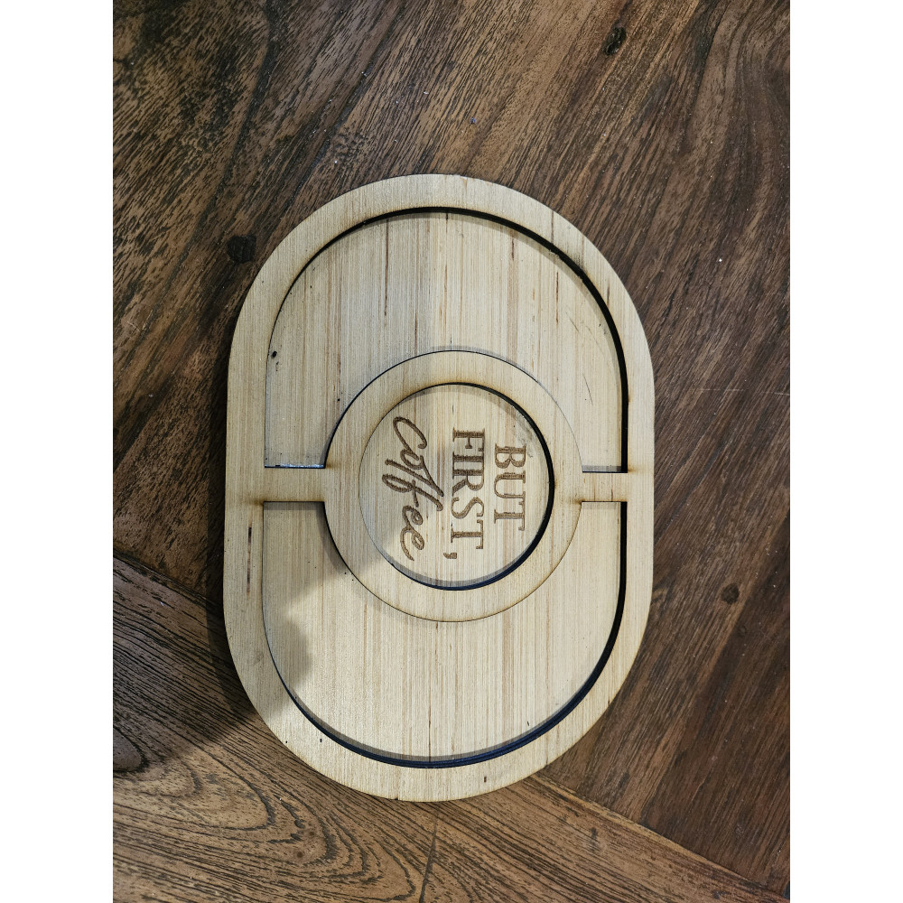Plateau café oval