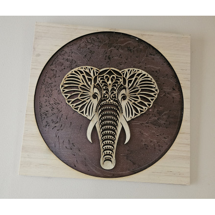 Cadre éléphant