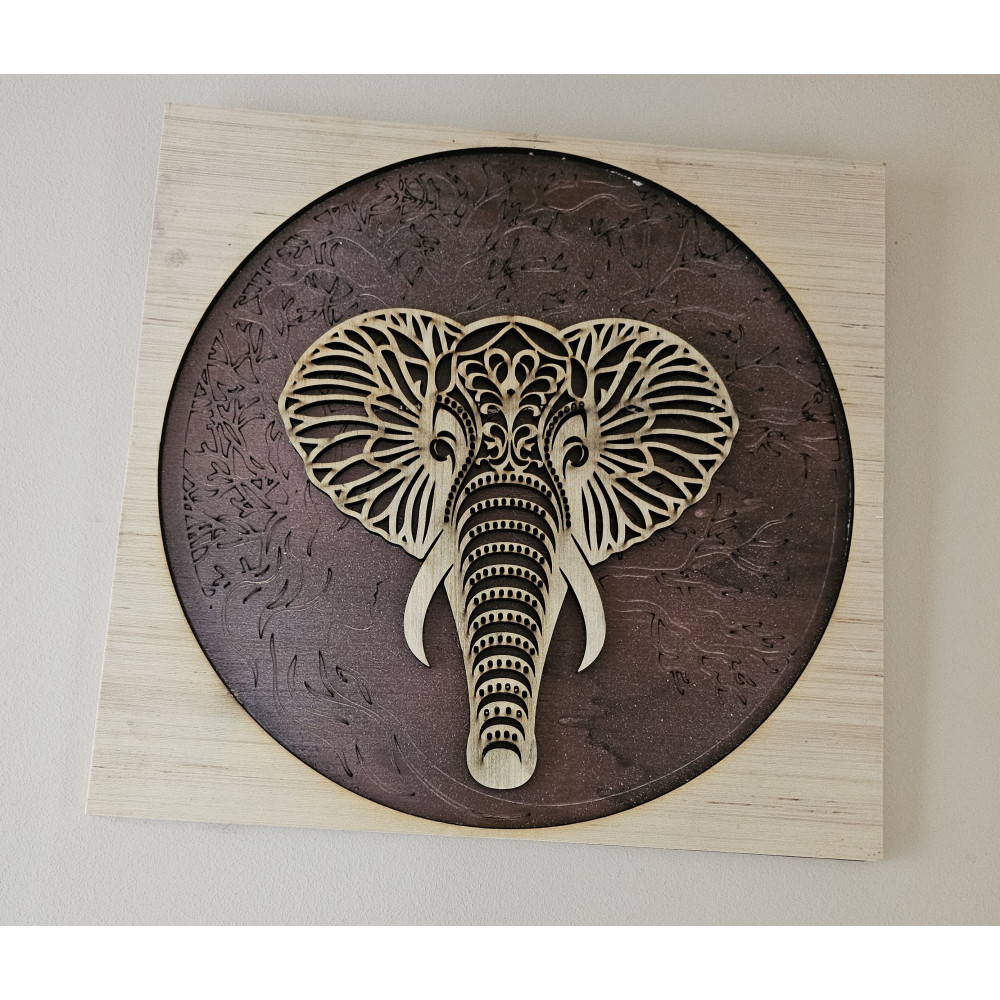 Cadre éléphant