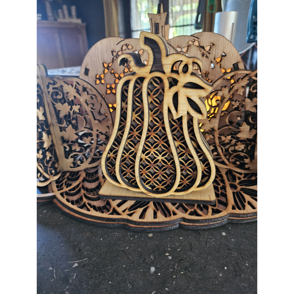 Courge bi-face façon cannage