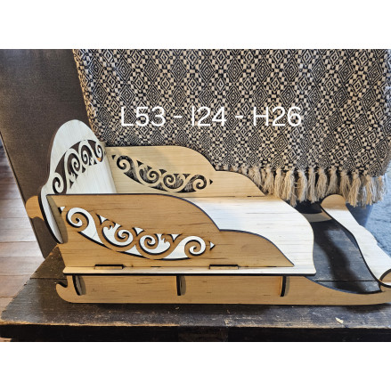 Grand Traîneau en bois modèle 1