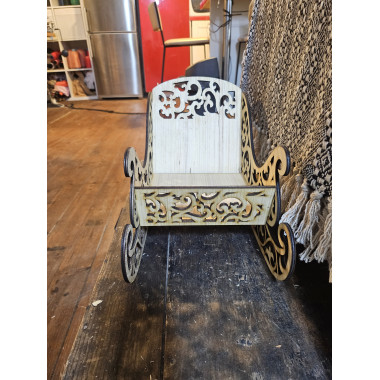 Grand Traîneau en bois modèle 2