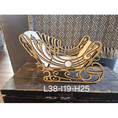 Grand Traîneau en bois modèle 5