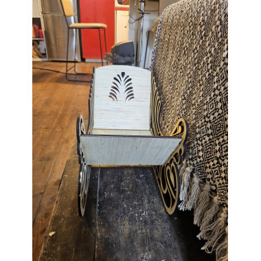 Grand Traîneau en bois modèle 5