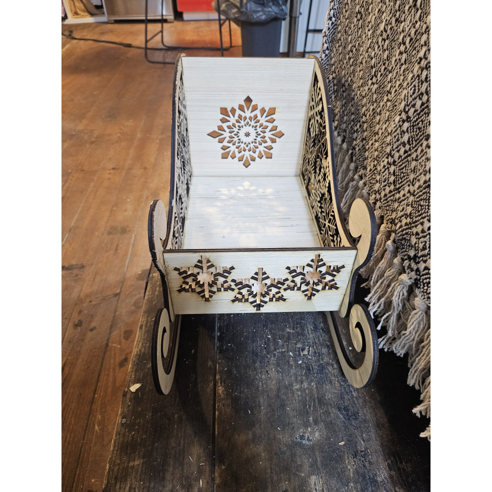 Grand Traîneau en bois modèle 6