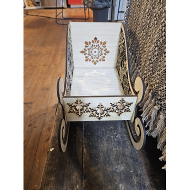 Grand Traîneau en bois modèle 6