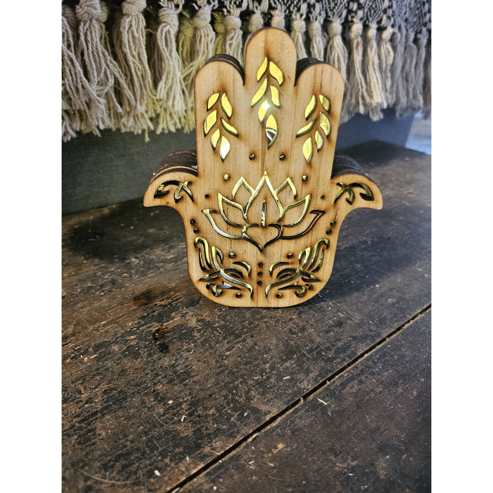 Petite main de Fatma led à pile