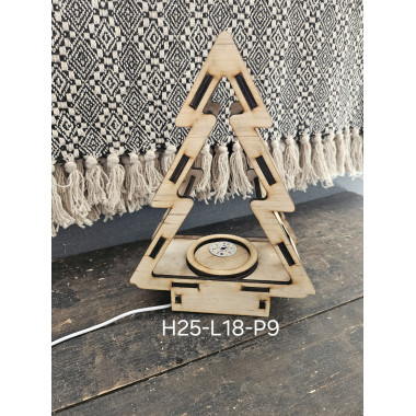 Sapin scandinave illuminé led usb