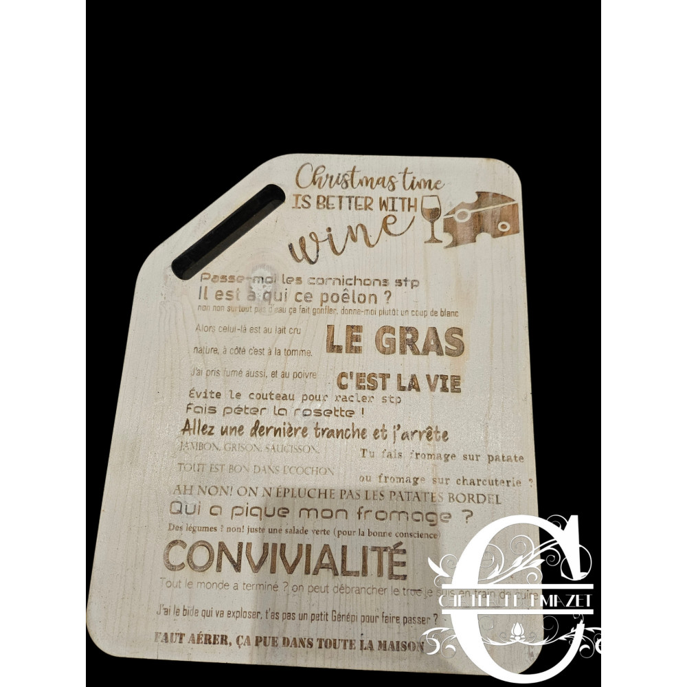 Planche à raclette compacte