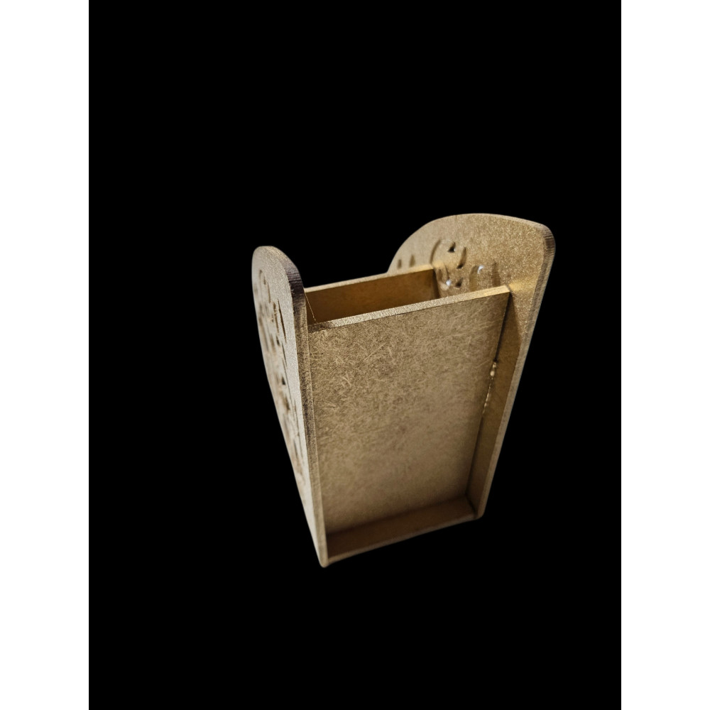 Boîte à télécommande, pour 2 télécommande. Dorée